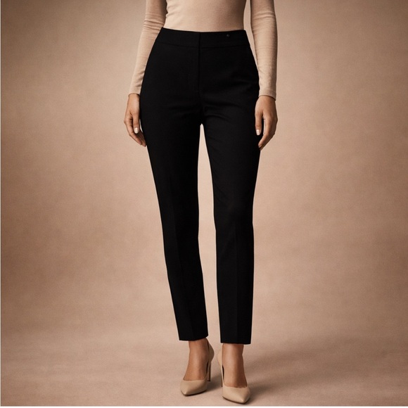 Veronica Beard Pants - Veronica Beard Black Straight-Leg Pants | Size 6